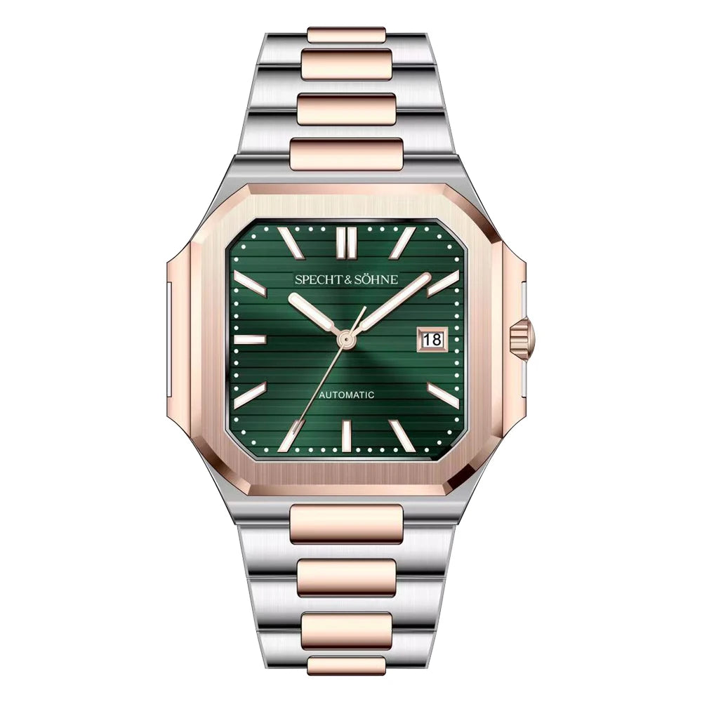 New Specht & Söhne Square Rose Gold Green